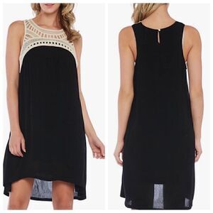 Sand and spirit Dress Womens Sz Small Tunic cover up gauze crochet summer Beach